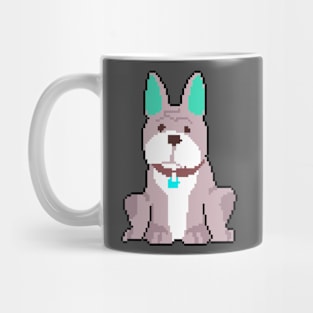 Woof-tastic Style: Pixel Art Dog Design for Trendy T-Shirts Mug